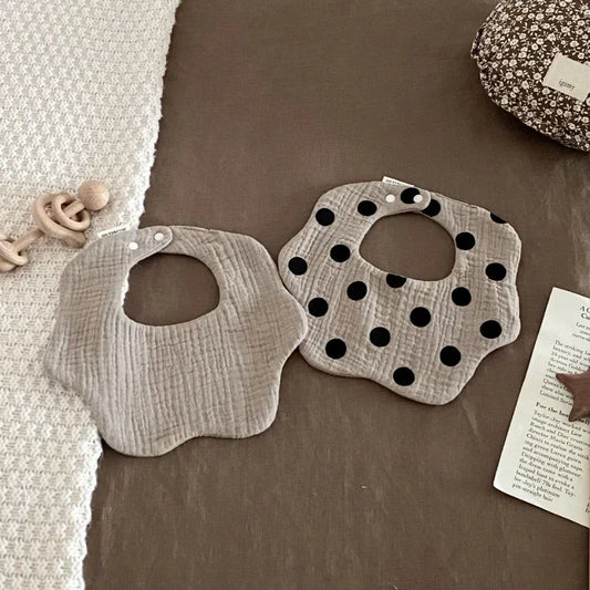 Cotton baby bibs 🧵 — Lace & Unisex