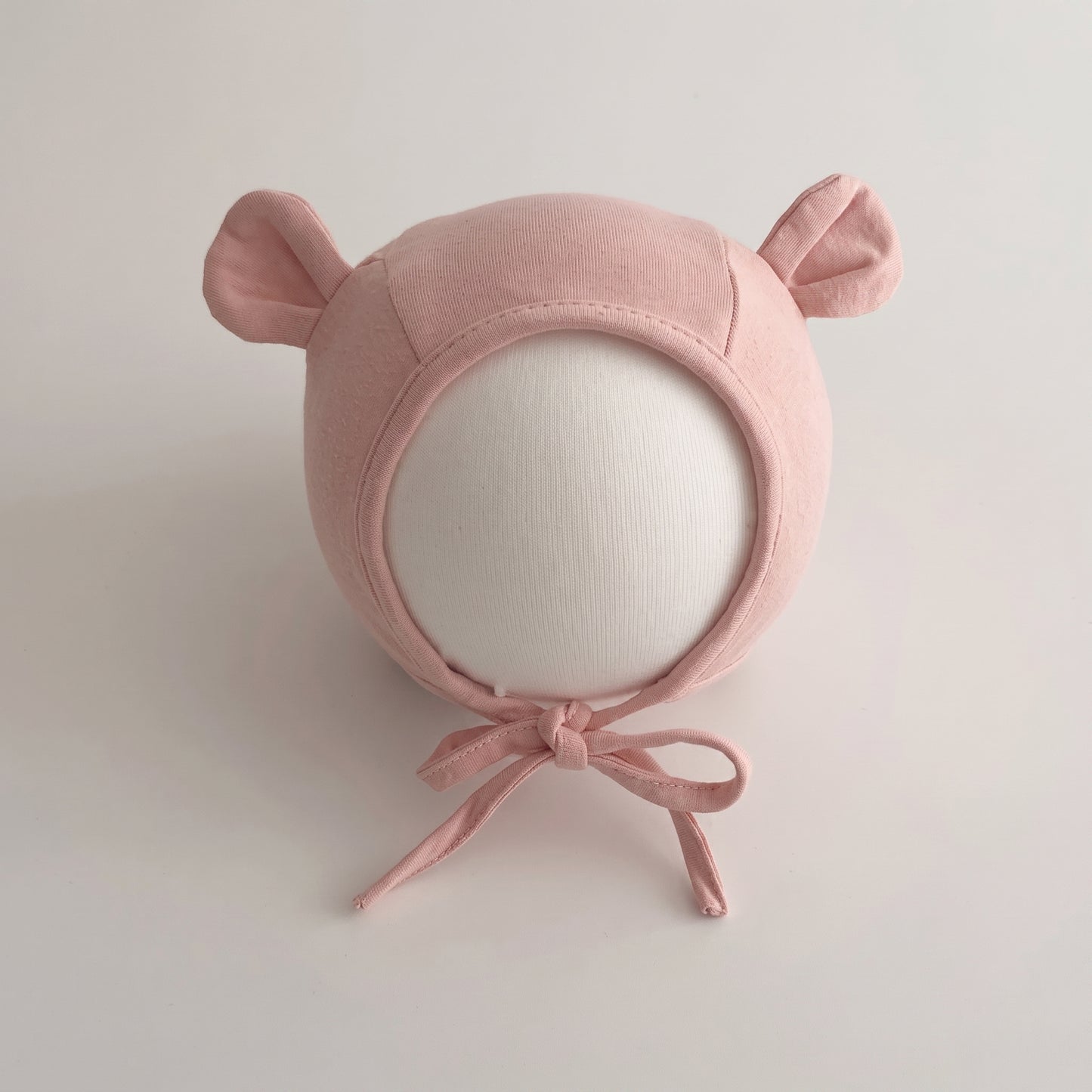 Bonnet ours bébé 🐻 — Coton doux 0-12M