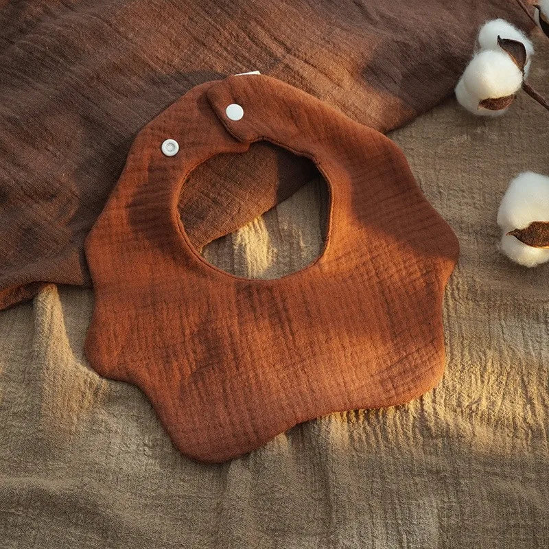 Bavoirs bébé en coton 🧵 — Dentelle & Unisexe