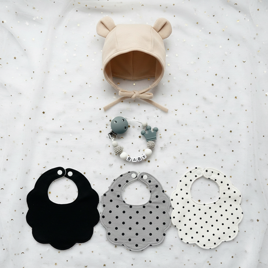 Kit accessoires bébé flat lay pro